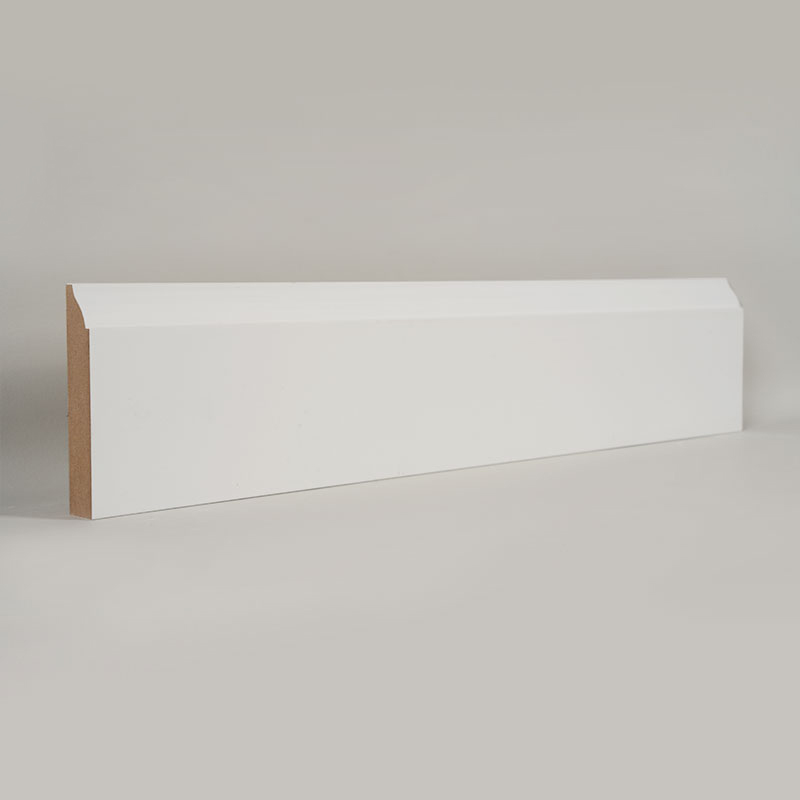 ไม้บัว MDF (สีรองพื้นและสีขาวมุก)3/5' x 3 1/4'