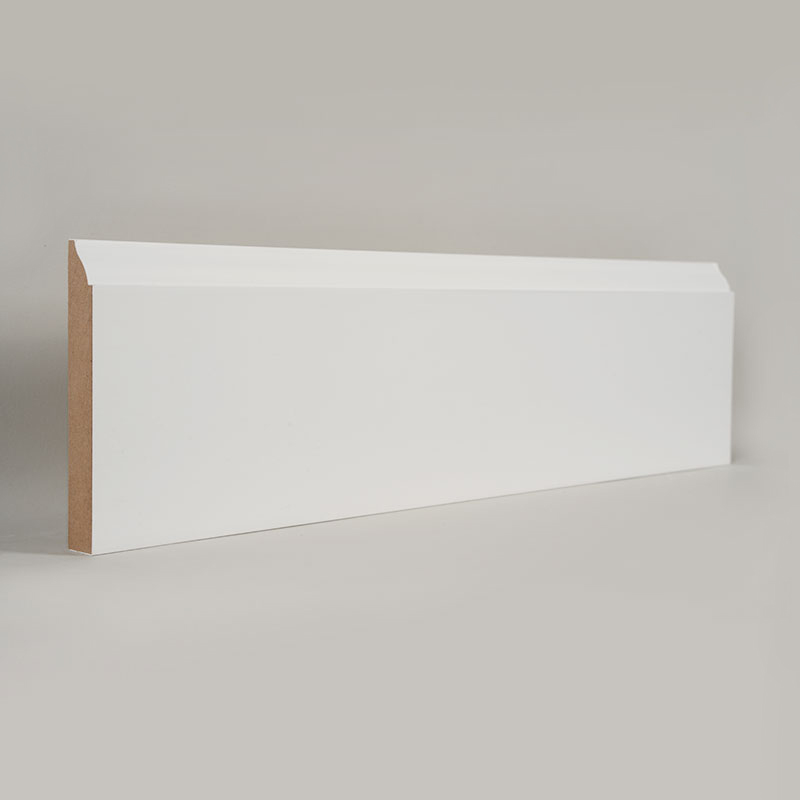 ไม้บัว MDF (สีรองพื้นและสีขาวมุก)3/5' x 4 1/4'
