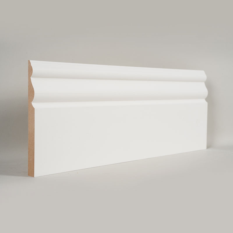 ไม้บัว MDF (สีรองพื้นและสีขาวมุก)3/5' x 6'