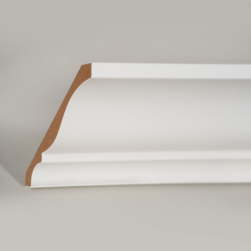 คิ้วบัว MDF (สีรองพื้นและสีขาวมุก) 3/5' x 5 1/4'