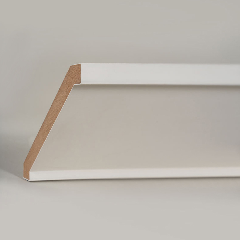 ไม้มงกุฎ MDF (สีรองพื้นและสีขาวมุก) 3/5' x 4 1/4'