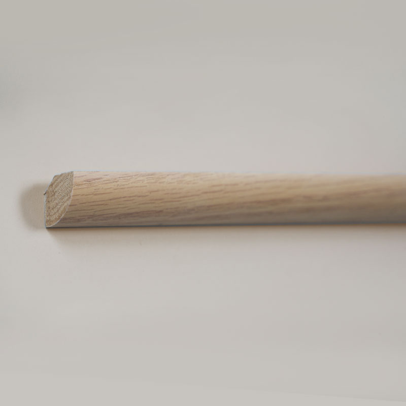 แม่พิมพ์กลมไม้เนื้อแข็ง (ห่อด้วยวีเนียร์โอ๊คแดง + สี) - สีโอ๊ค 3/5' x 3/5'
