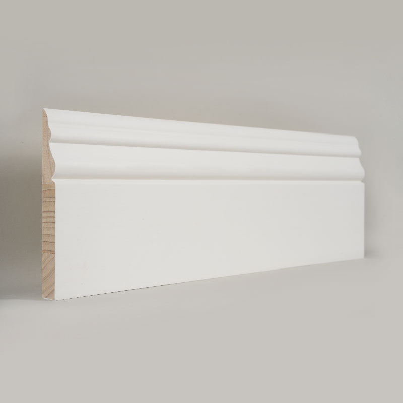 ไม้รอบไม้สน (สีรองพื้นและสีขาวมุก) 3/5' x 5'