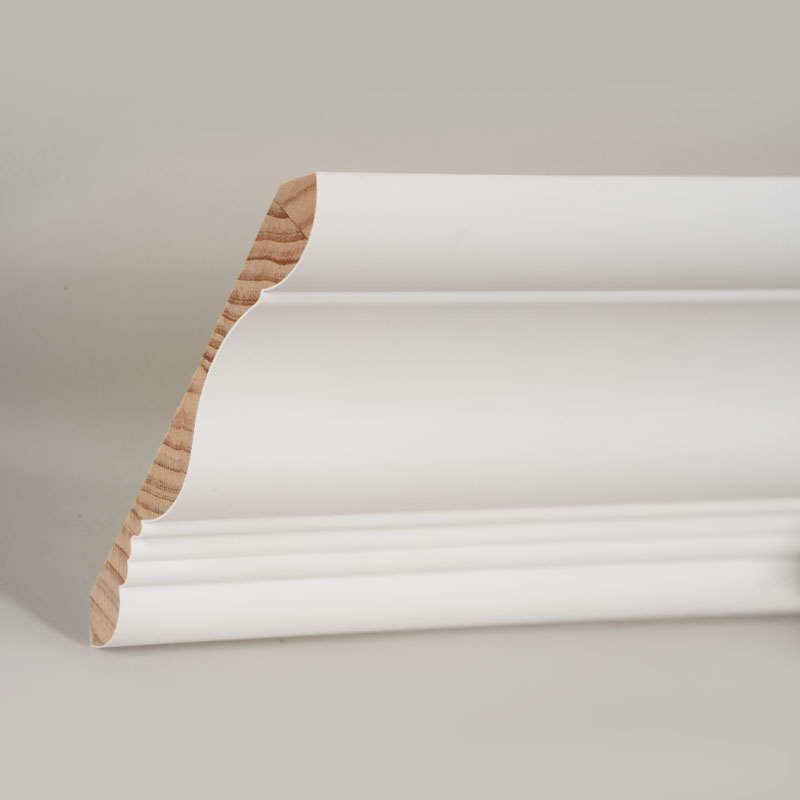 ปั้นมงกุฎไม้สน (ลงสีรองพื้น & สีขาวมุก) 3/5 'x 6'