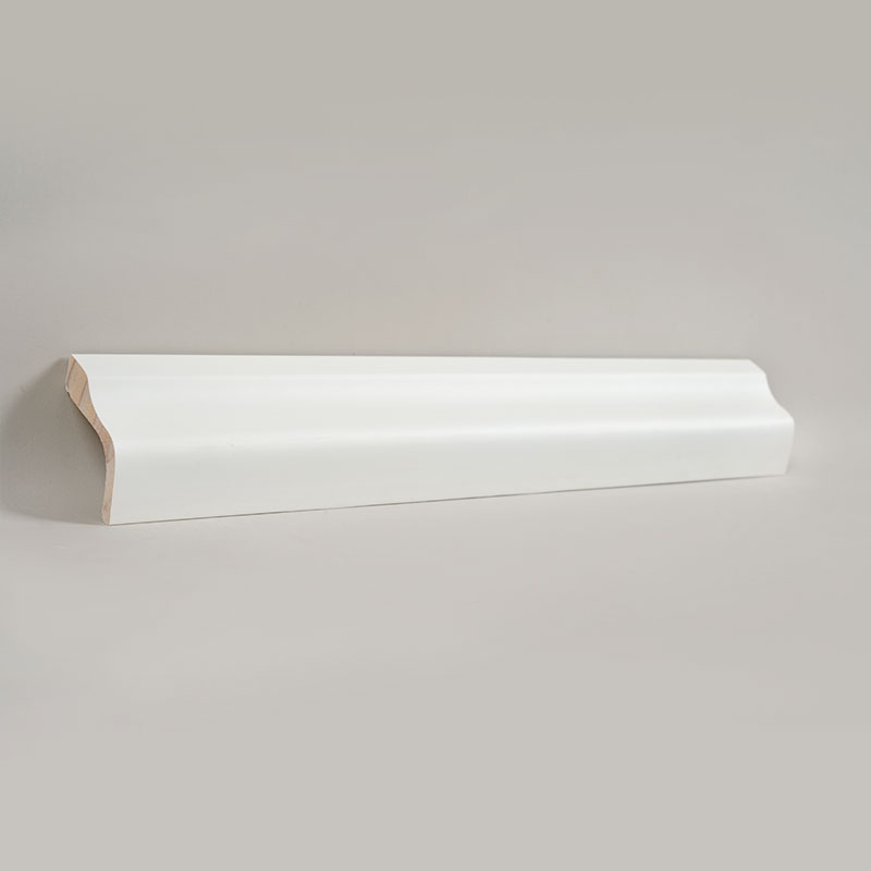 บัวไม้สน (สีรองพื้น + สีรองพื้น) - สีขาว 1 1/2'x2 1/6'