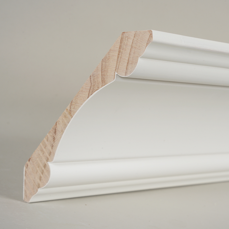 ไม้มงกุฎปั้น (ฟิลเลอร์ลงสีพื้นและสีขาวมุก) 3/4 'x 4 3/4'