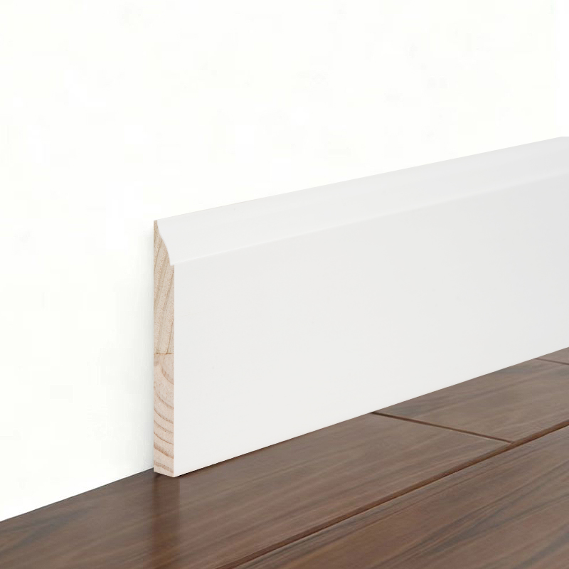 ไม้รอบไม้สน (สีรองพื้นและสีขาวมุก) 3/5' x 4 1/4'