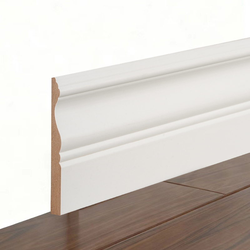 ไม้บัว MDF (สีรองพื้นและสีขาวมุก)3/5' x 4'