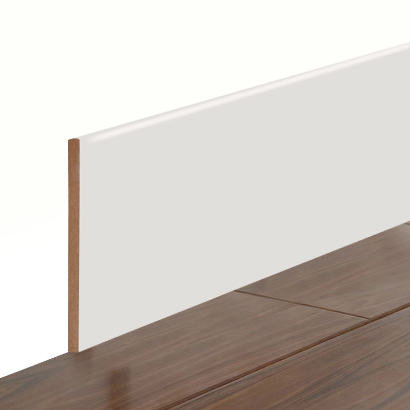 ไม้บัว MDF (สีรองพื้นและสีขาวมุก)1/2' x 5 1/2'